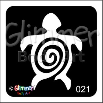 Glitter tattoo 021 Turtle Swirl Pack Of 5  Glitter tattoo 021 Turtle Swirl Pack Of 5